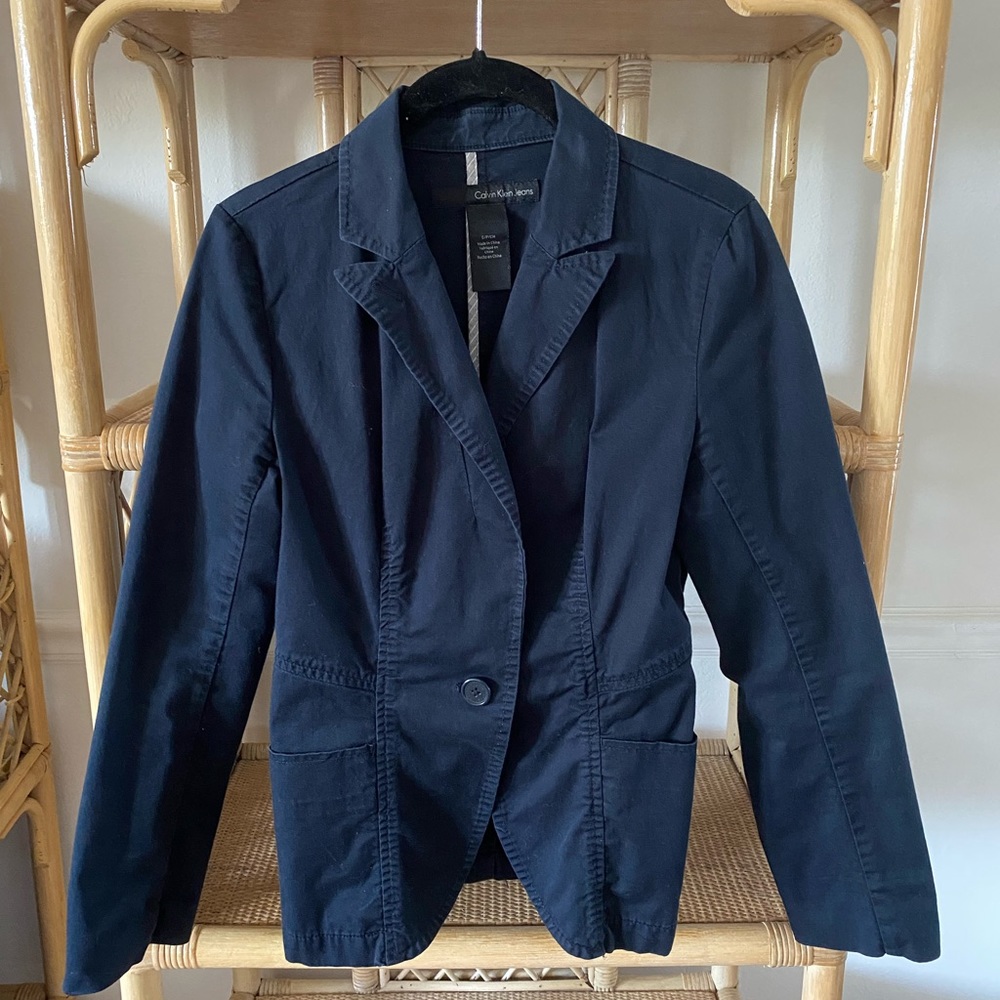 Navy Calvin Klein Blazer
